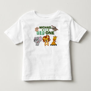 Camiseta De Bebé Pequeños animales salvajes de una jungla Safari p