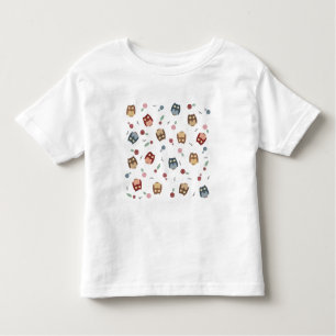 Camiseta De Bebé Pequeños búhos