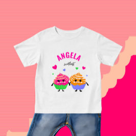 Camiseta De Bebé Pequeños cupcakes