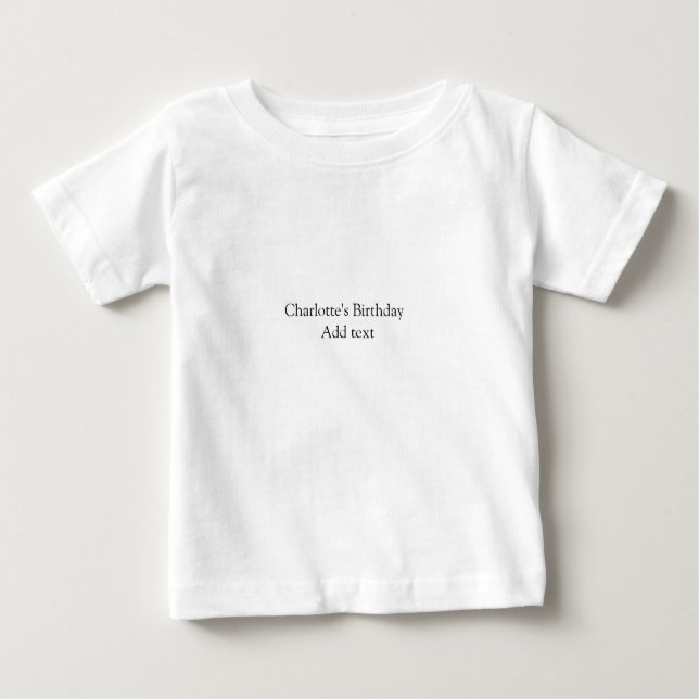 Camiseta De Bebé Pequeños niños pequeños mínimos y lindos Añadir cu (Anverso)
