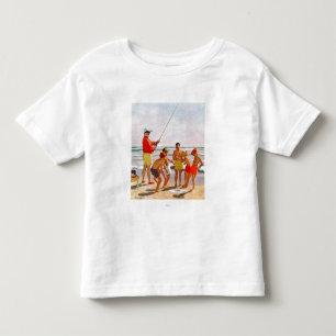 Camiseta De Bebé Pequeños pescados grandes de poste de Richard