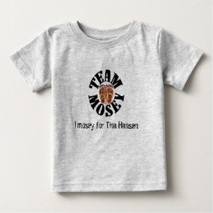 Camiseta De Bebé Pequeños pies de lujo