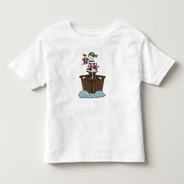 Camiseta De Bebé Pequeños piratas (Anverso)