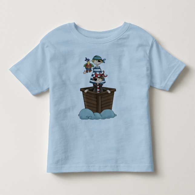 Camiseta De Bebé Pequeños piratas (Anverso)