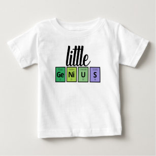Camiseta De Bebé Pequeños símbolos divertidos del elemento de tabla