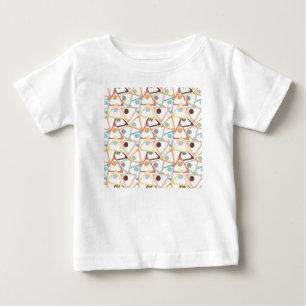 Camiseta De Bebé Pequeños triángulos pasteles