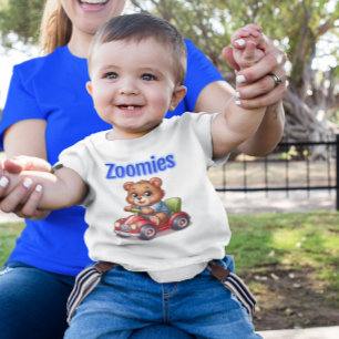 Camiseta De Bebé Pequeños Zoomies 