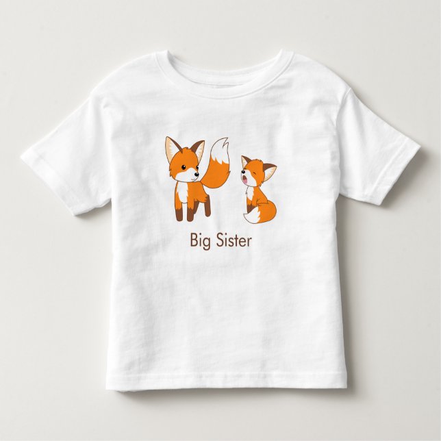 Camiseta De Bebé Pequeños zorros bonitos - Hermandad Grande (Anverso)