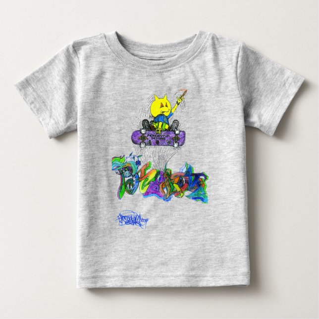 Camiseta De Bebé Percentum Ollie (Anverso)