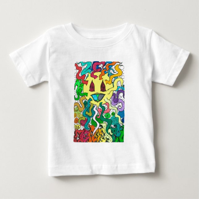 Camiseta De Bebé Percentum Sun - Percentum Designs (Anverso)
