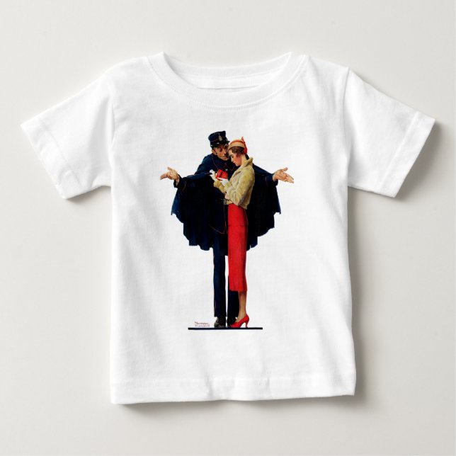 Camiseta De Bebé Perdido en París (Anverso)