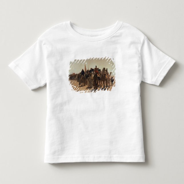 Camiseta De Bebé Peregrinos que van a La Meca, 1861 (Anverso)