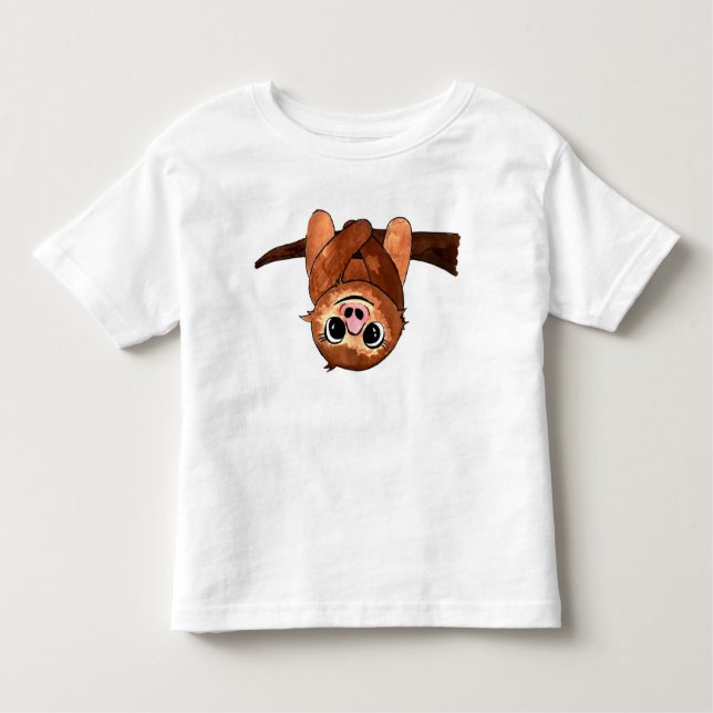 Camiseta De Bebé Pereza colgante (Anverso)