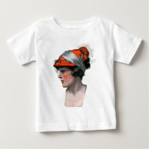 Camiseta De Bebé Perfil de la mujer