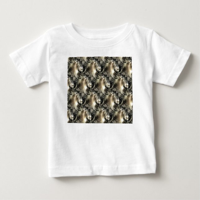 Camiseta De Bebé Perlas doradas (Anverso)