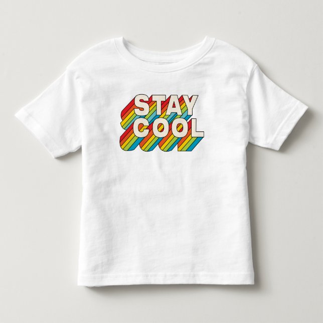 Camiseta De Bebé Permanecer Guay (Anverso)