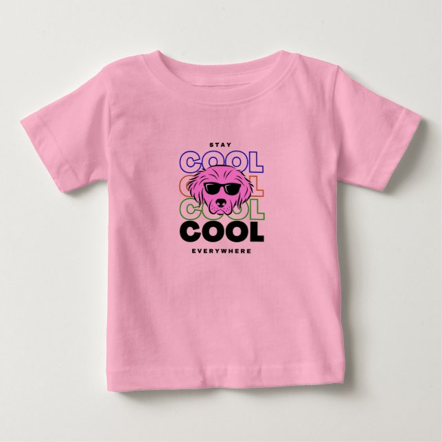 Camiseta De Bebé Permanecer Guay (Anverso)