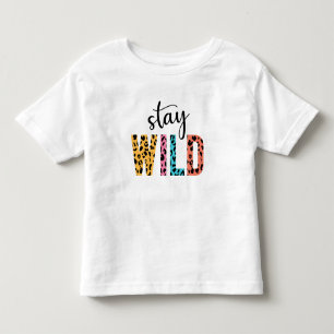 Camiseta De Bebé Permanecer salvaje