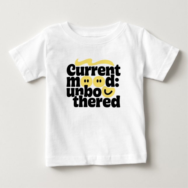 Camiseta De Bebé Permanecer sin molestias (Anverso)