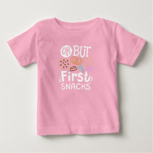 Camiseta De Bebé Pero los primeros aperitivos