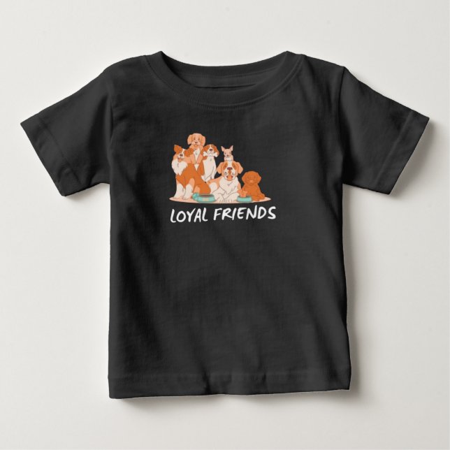 Camiseta De Bebé perrito (Anverso)
