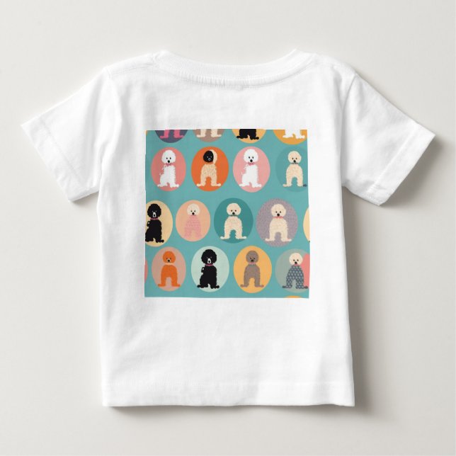 camiseta de bebé perrito (Reverso)