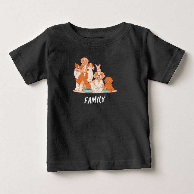Camiseta De Bebé perrito (Anverso)