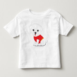 Camiseta De Bebé perrito agradable, purp