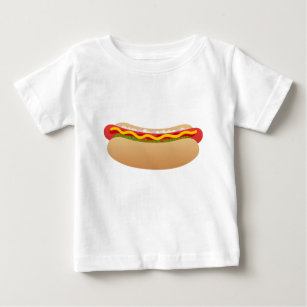 Camiseta De Bebé Perrito caliente