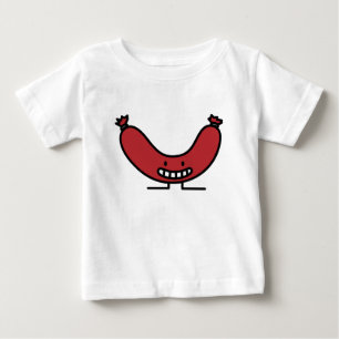 Camiseta De Bebé Perrito caliente de la salchicha de Frankfurt de