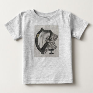 Camiseta De Bebé Perrito de la arpa