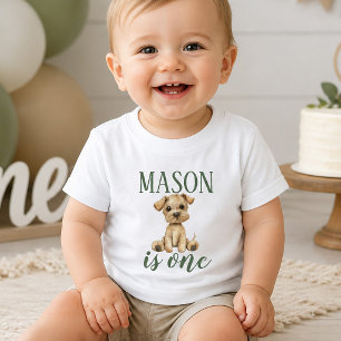 Camiseta De Bebé Perrito de primer cumpleaños