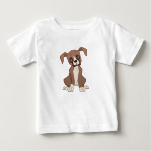 Camiseta De Bebé Perrito del boxeador