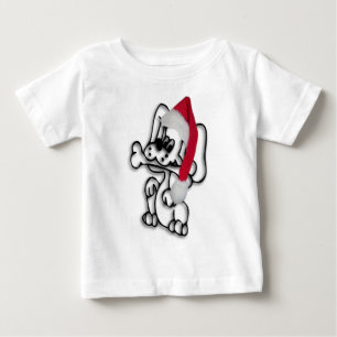 Camiseta De Bebé Perrito del navidad