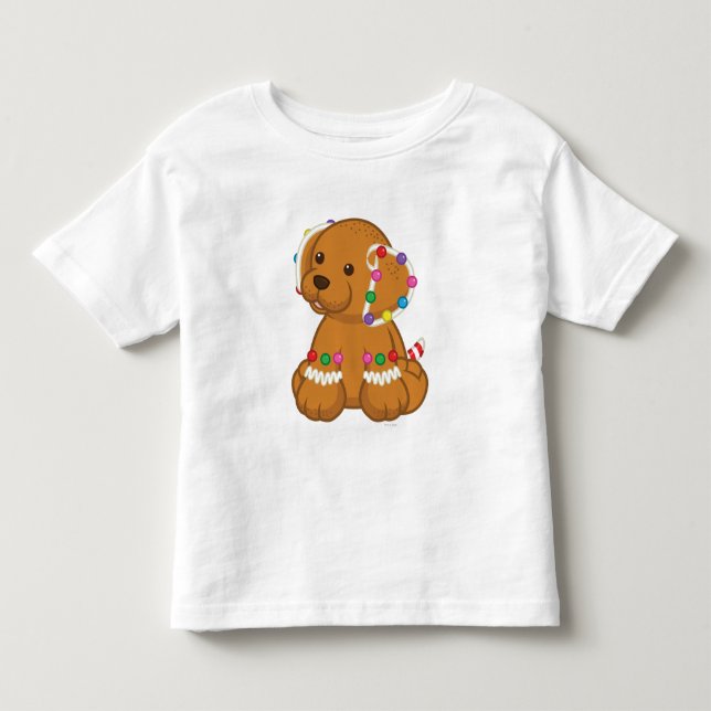 Camiseta De Bebé Perrito del pan de jengibre (Anverso)