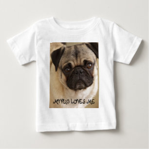 CAMISETA DE BEBÉ PERRITO DEL PERRO DEL BARRO AMASADO