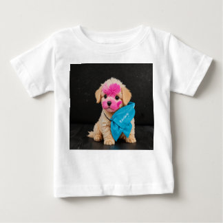 Camiseta De Bebé perrito feliz