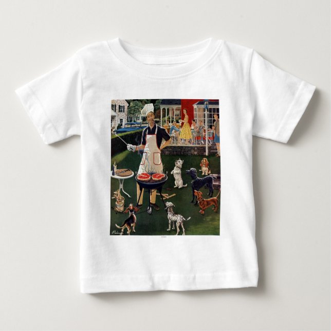 Camiseta De Bebé Perritos calientes (Anverso)