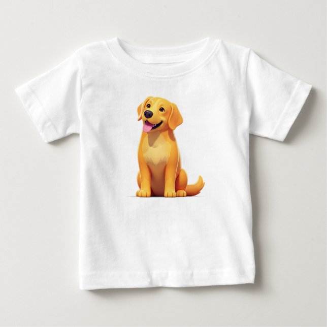 Camiseta De Bebé perro  (Anverso)