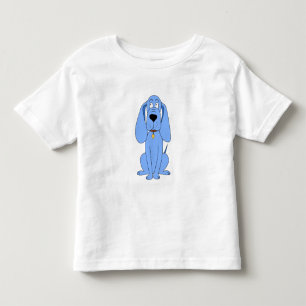 Camiseta De Bebé Perro azul. Perro