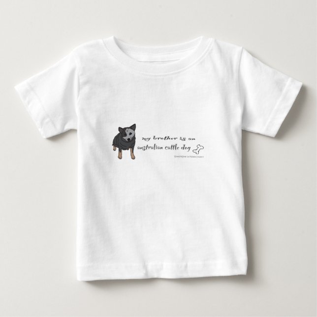 Camiseta De Bebé perro boyero australiano-más razas (Anverso)