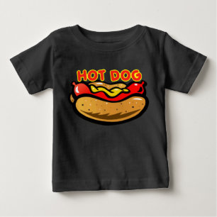 Camiseta De Bebé Perro caliente