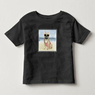 Camiseta De Bebé Perro caliente  Cachorros En La Playa