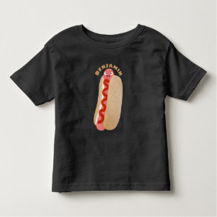 Camiseta De Bebé Perro caliente divertido lindo personalizado Weine