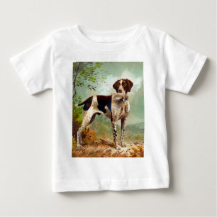 Camiseta De Bebé Perro cazador con pájaro en la boca