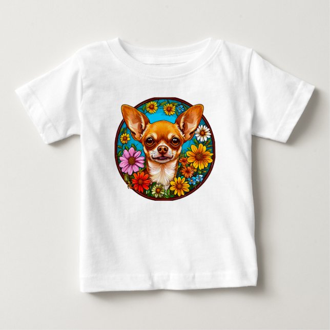 Camiseta De Bebé perro Chihuahua (Anverso)