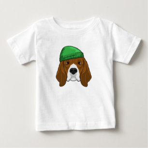Camiseta De Bebé Perro con Beanie