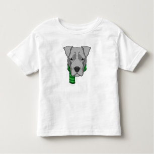 Camiseta De Bebé Perro con bufanda