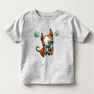 Camiseta De Bebé Perro curioso del buller