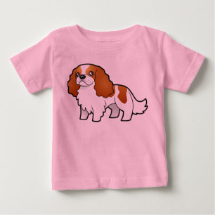 Camiseta De Bebé Perro de aguas de rey arrogante Charles del dibujo